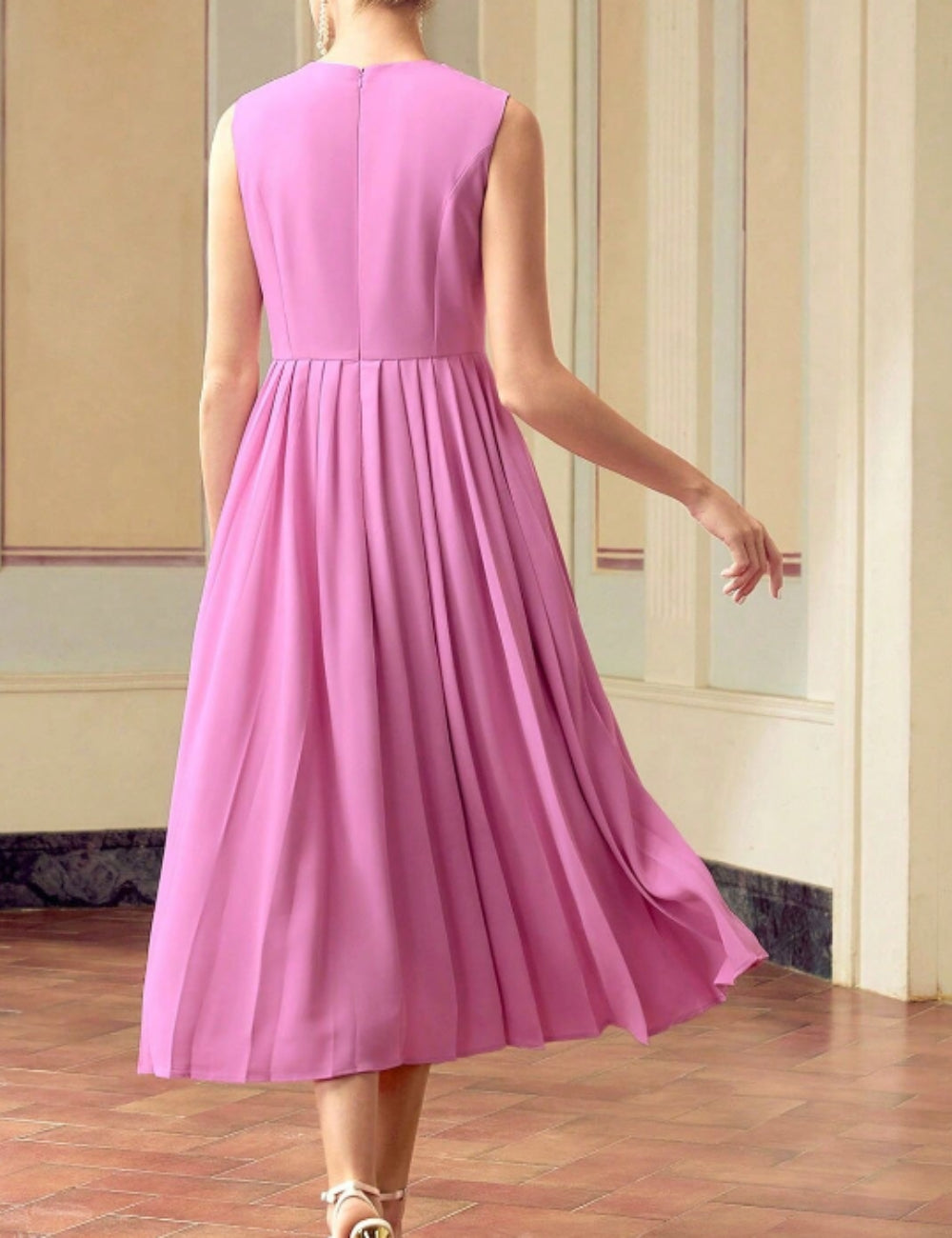 Rochie maxi Shein, roz