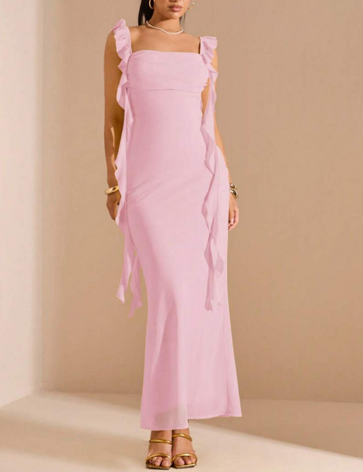 Rochie maxi Shein, roz