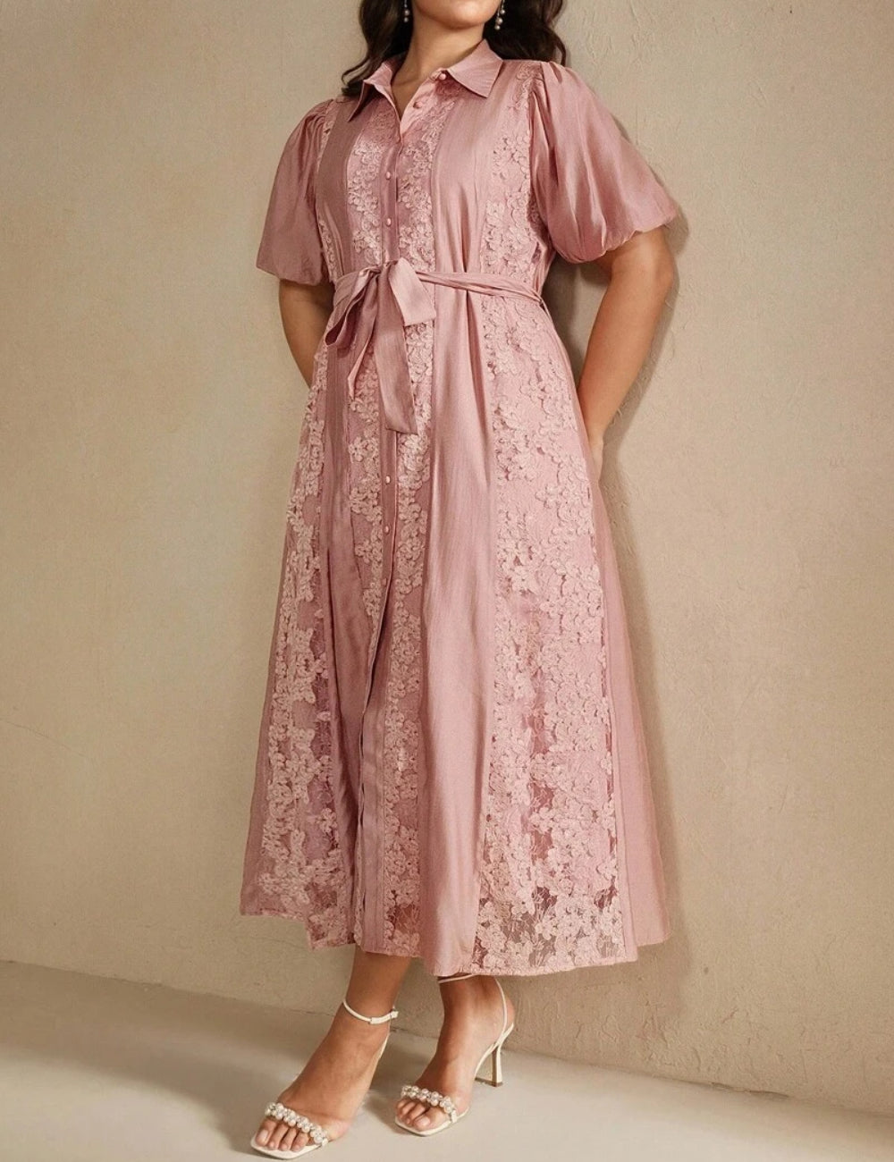 Shein Anewsta maxiruha, rózsaszín