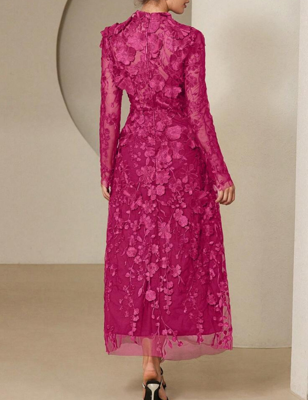 Rochie maxi SHEIN, roz