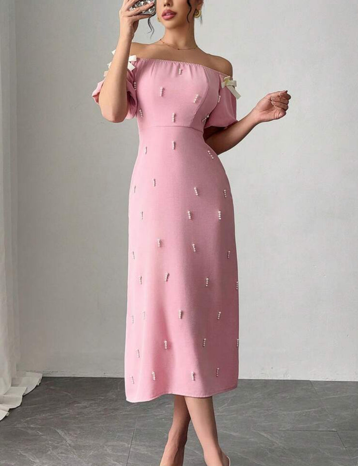 Rochie maxi Shein, roz