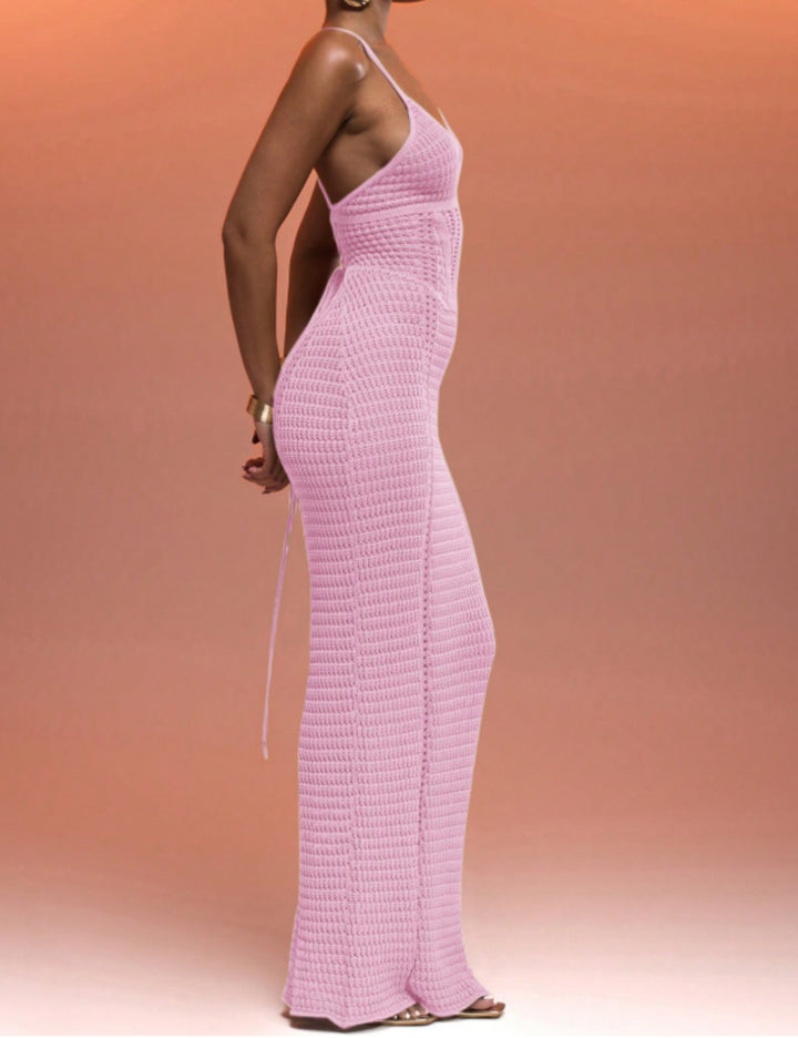 Rochie maxi Shein MUSERA, roz