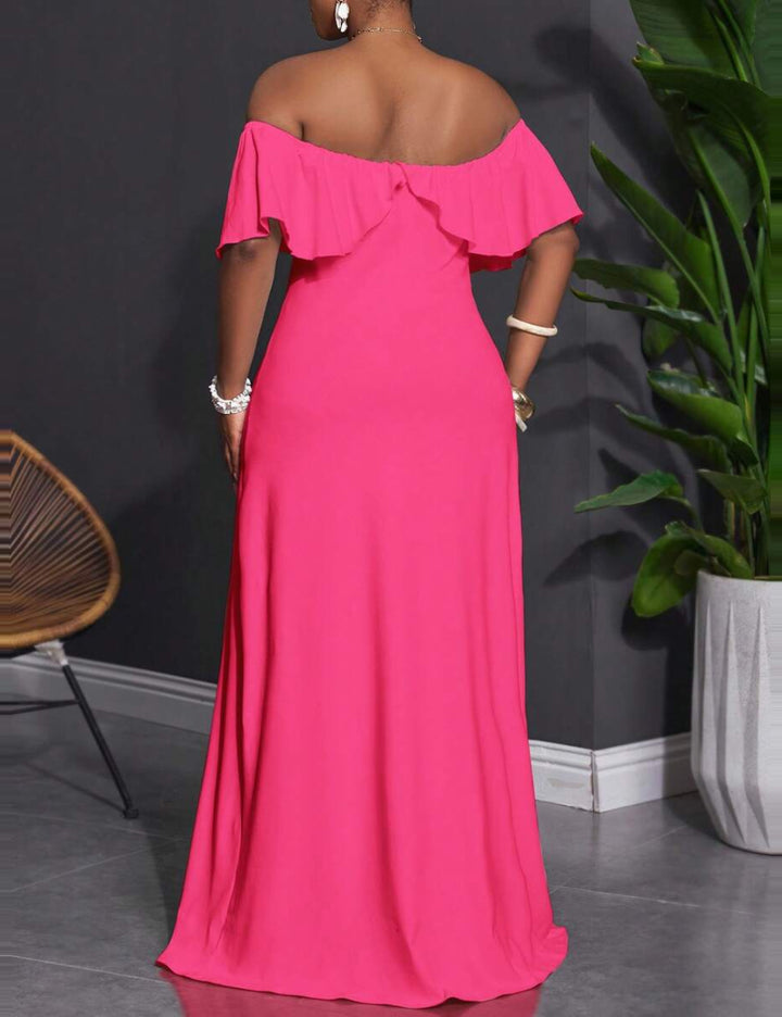 Rochie maxi Shein, roz