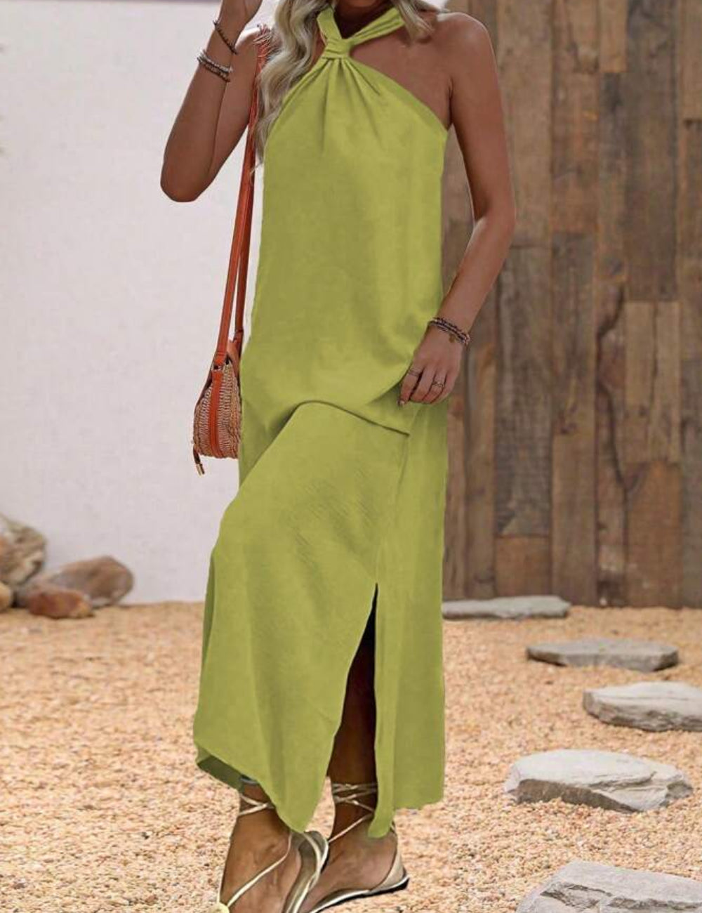 Shein maxiruha, zöld