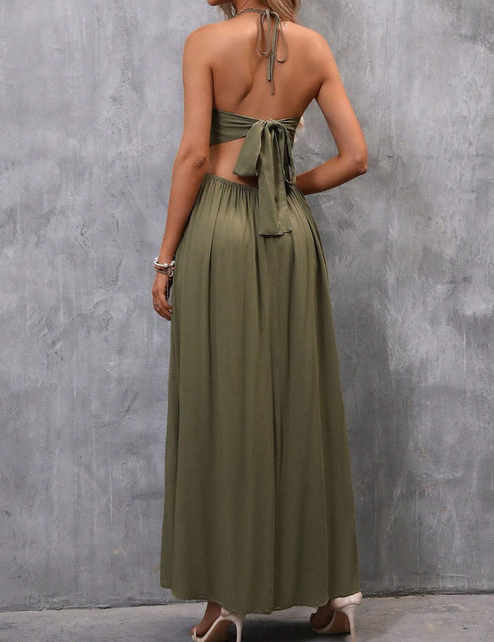 Shein maxi ruha, zöld