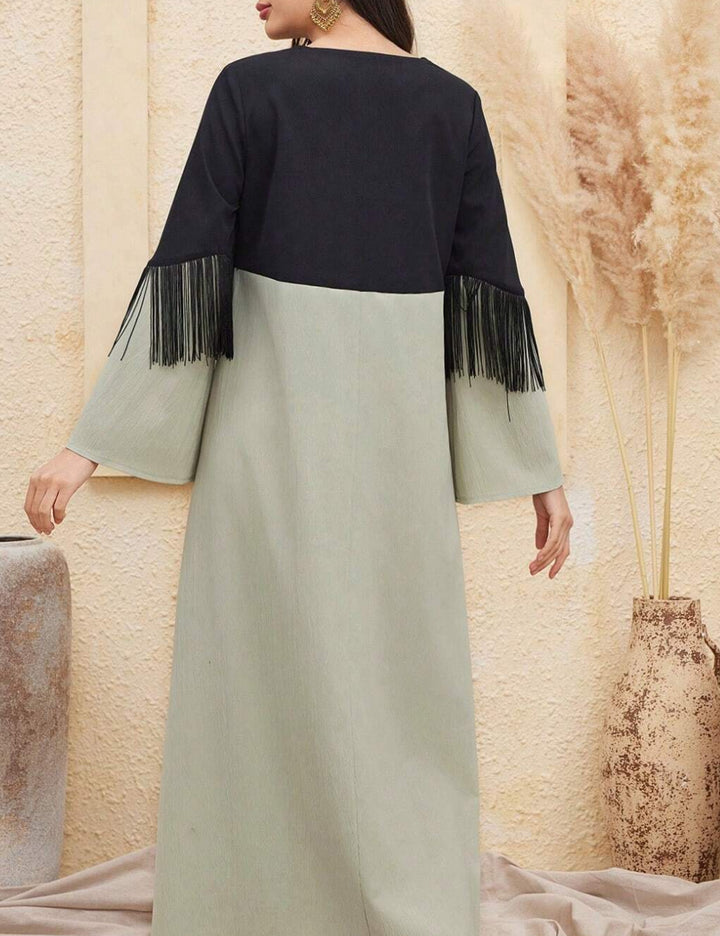 Shein maxi ruha, zöld