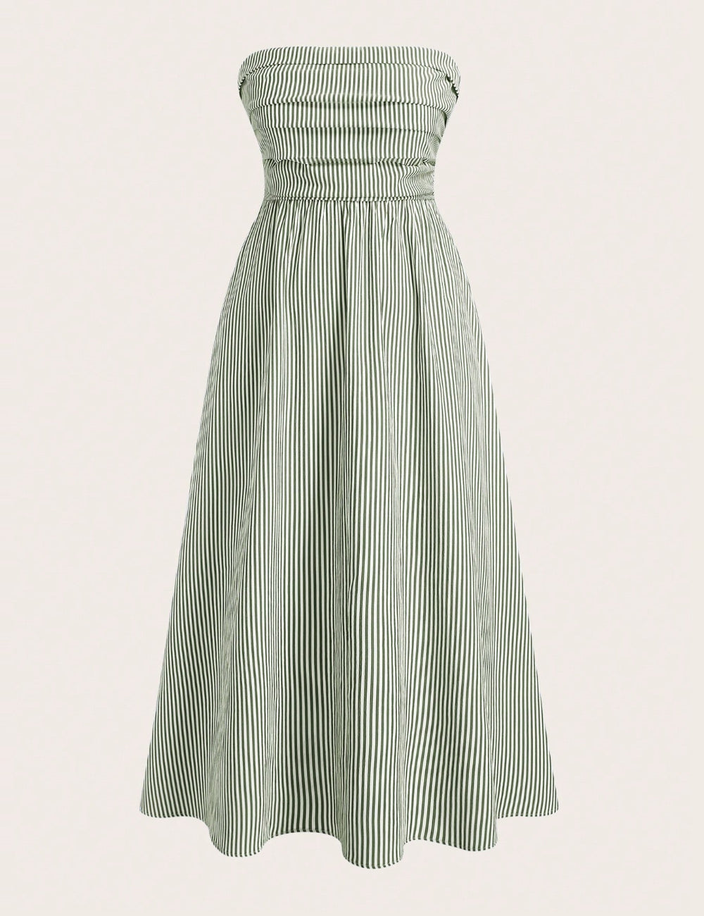 Shein Curve+ maxi ruha, zöld