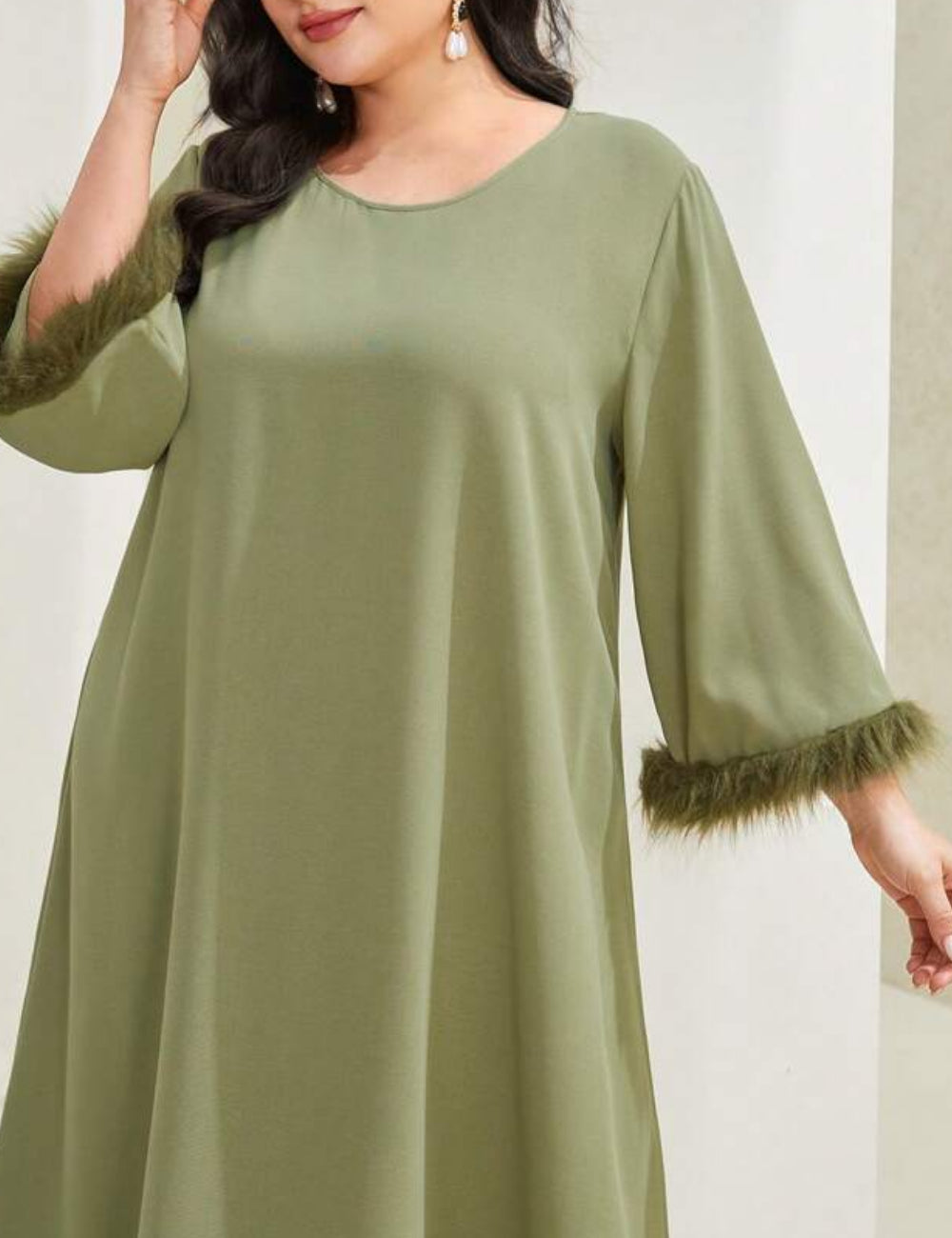 SHEIN maxi ruha, zöld