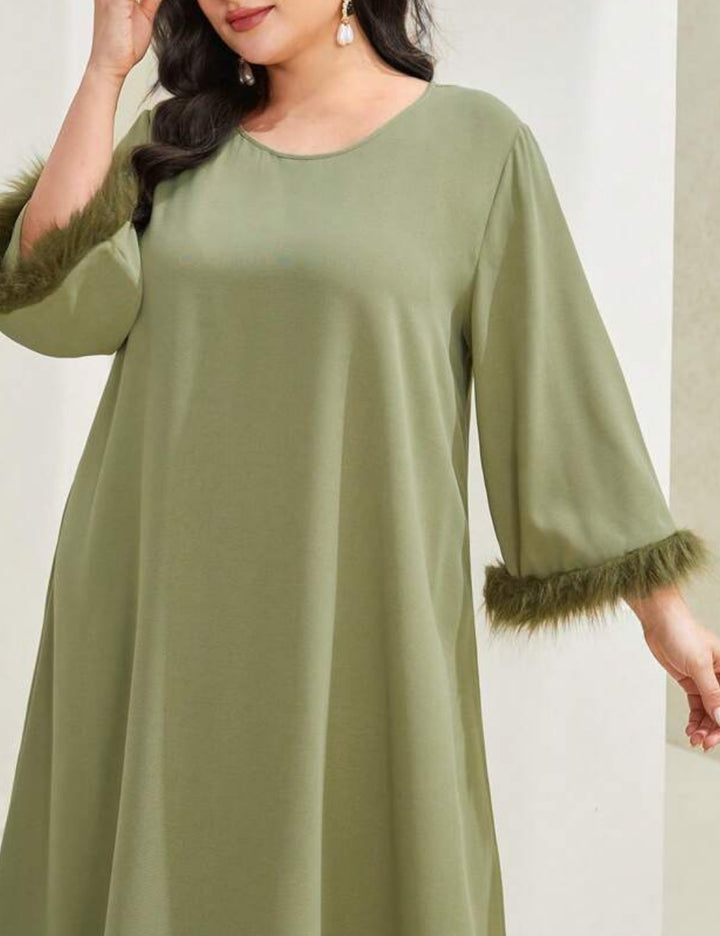 SHEIN maxi ruha, zöld