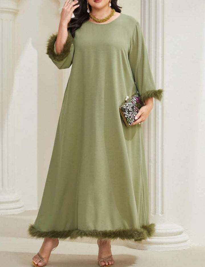 SHEIN maxi ruha, zöld