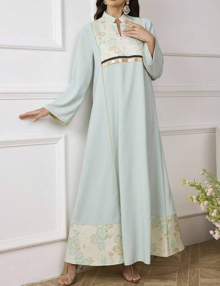 Shein maxi ruha, zöld