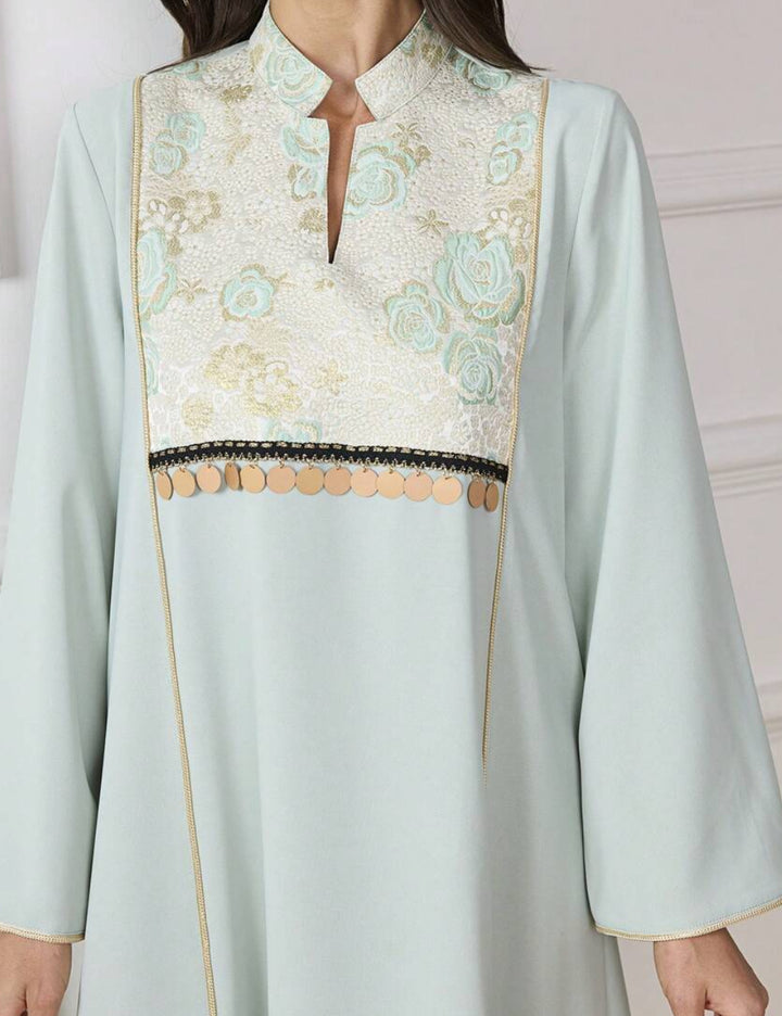 Shein maxi ruha, zöld