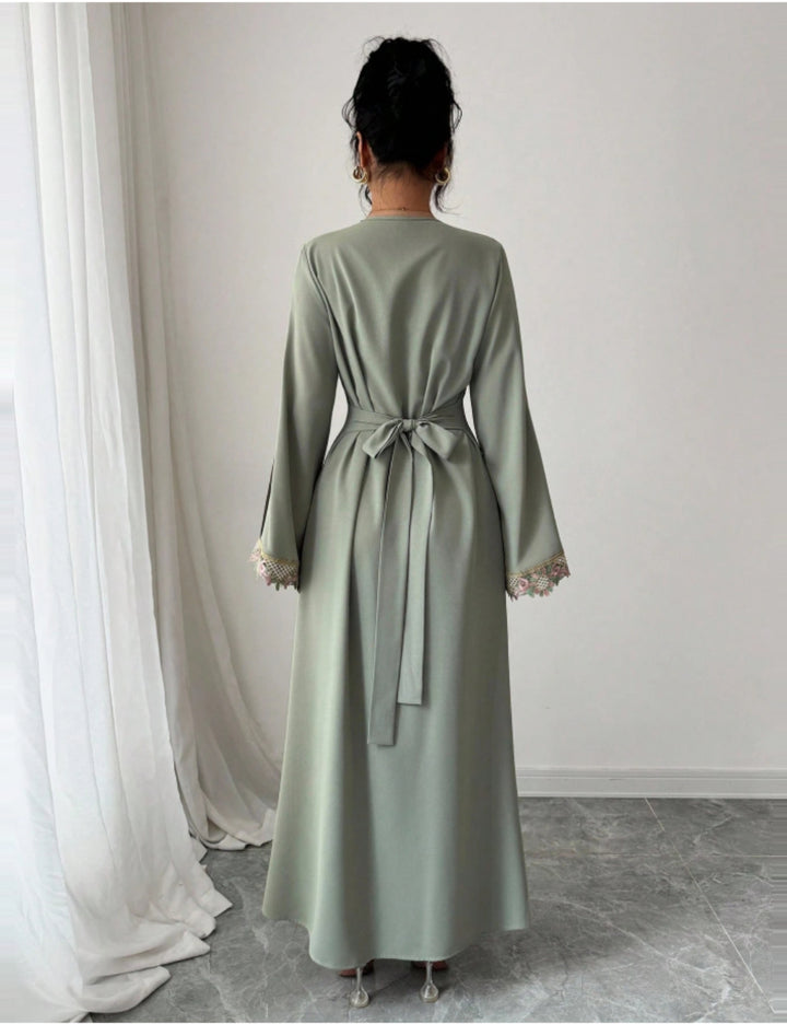 Shein maxi ruha, zöld