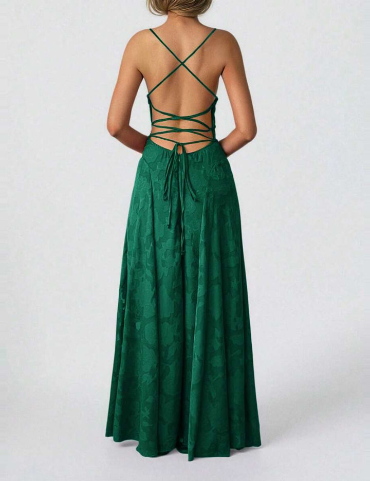 Shein maxi ruha, zöld