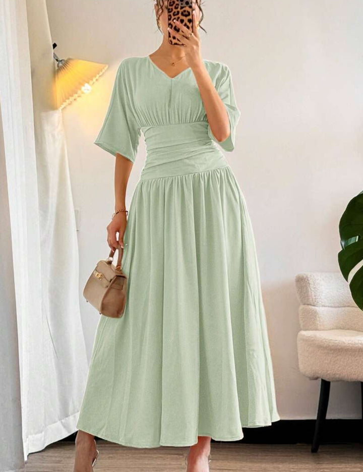 Shein maxi ruha, zöld