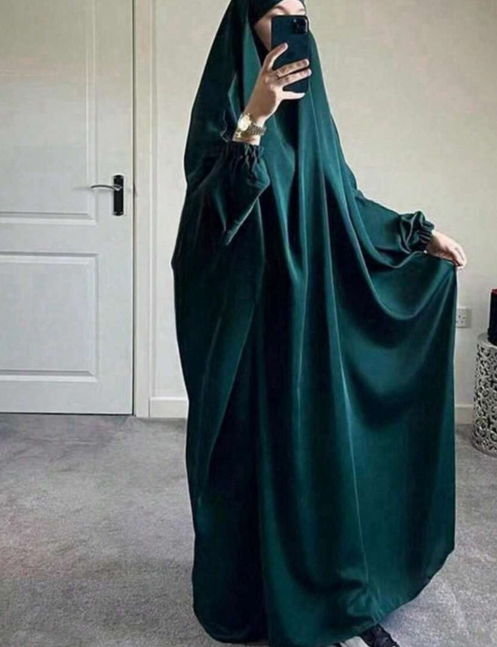 Shein maxi ruha, zöld