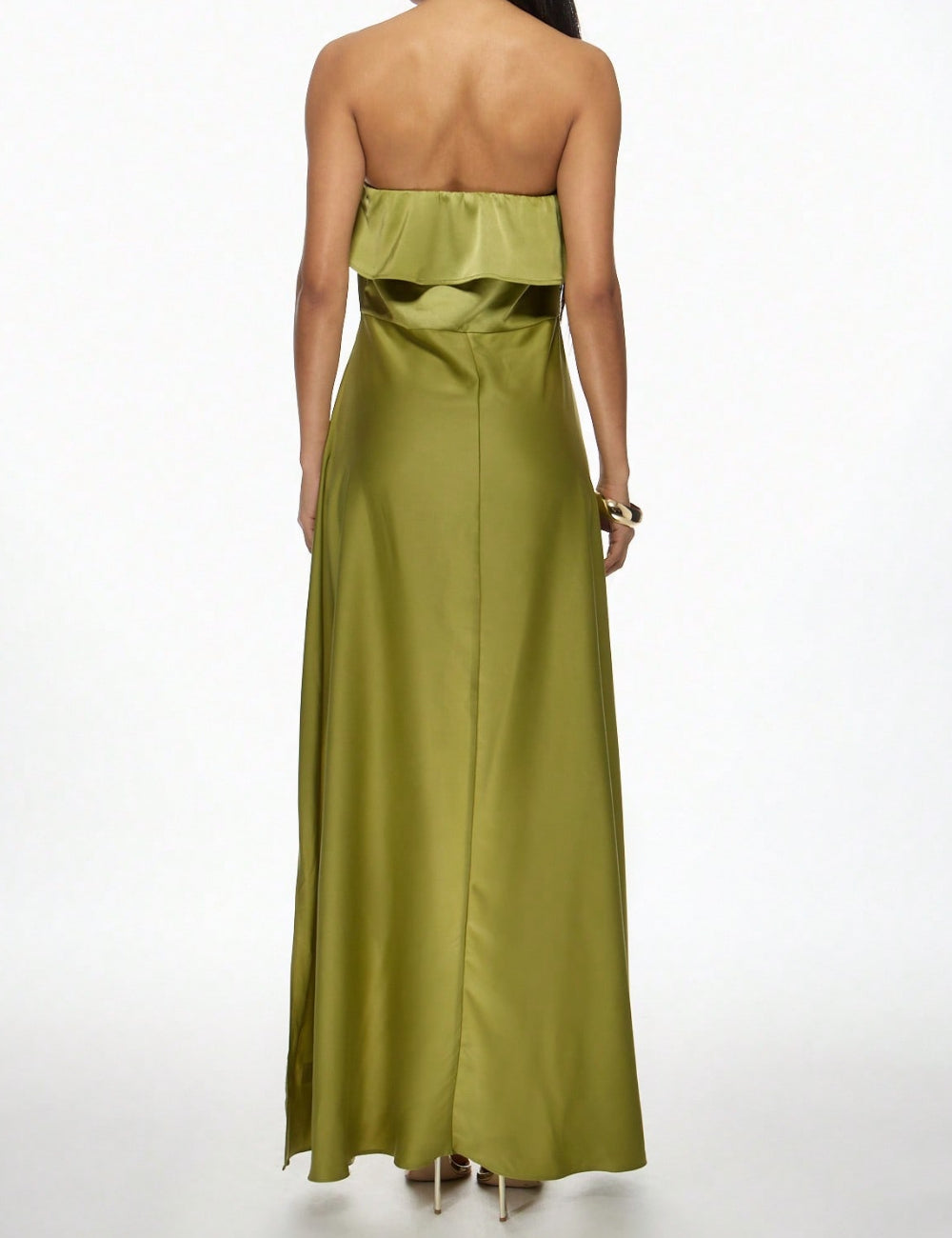 Rochie maxi Shein Missguided, verde