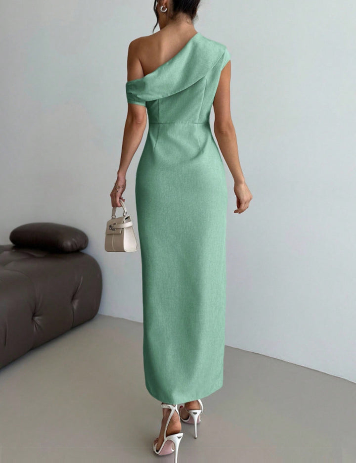 Shein maxi ruha, zöld