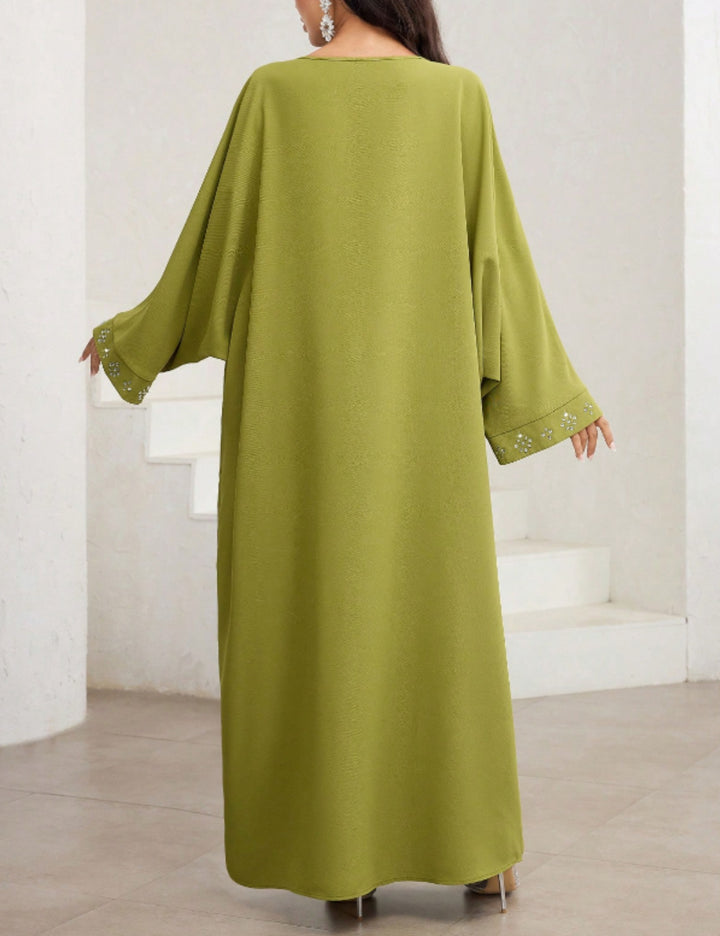 Shein maxi ruha, zöld