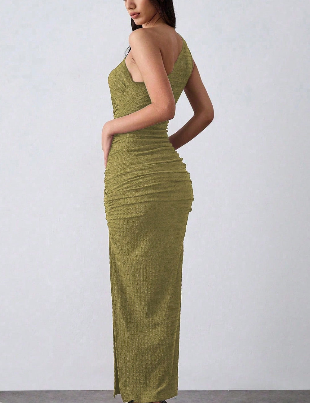 Shein maxi ruha, zöld