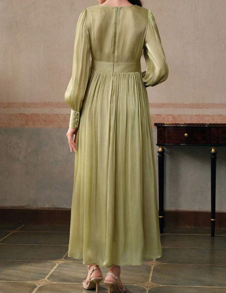 Shein Anewsta maxi ruha, zöld