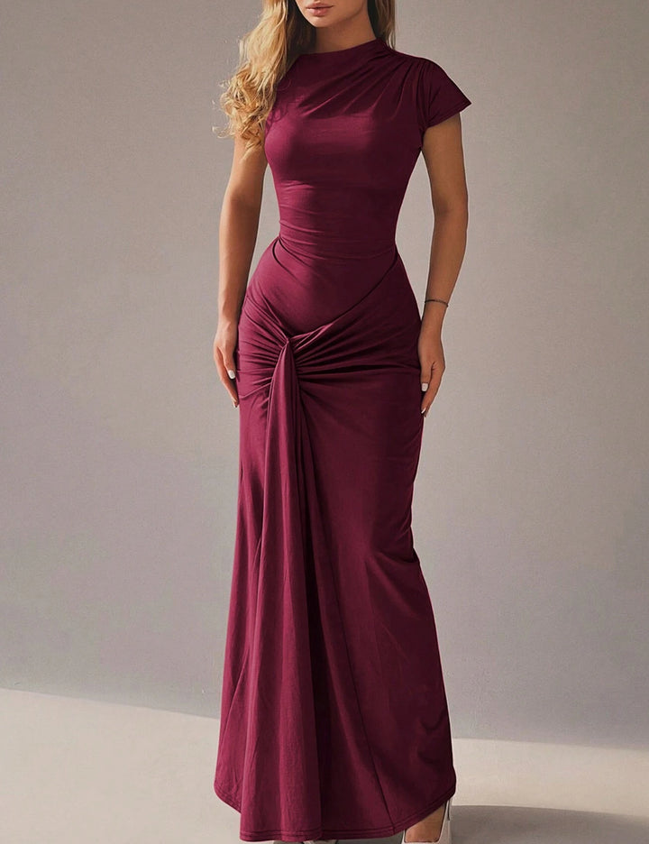 Shein maxi ruha, bordó