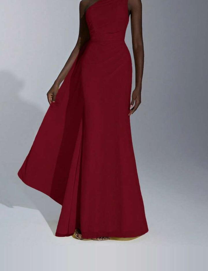 Shein maxi ruha, bordó