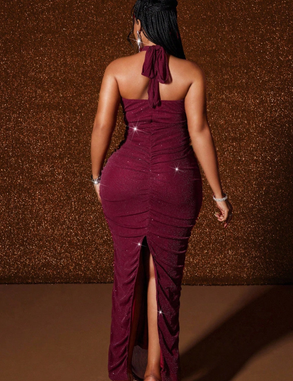 Shein Curve+ maxiruha, bordó