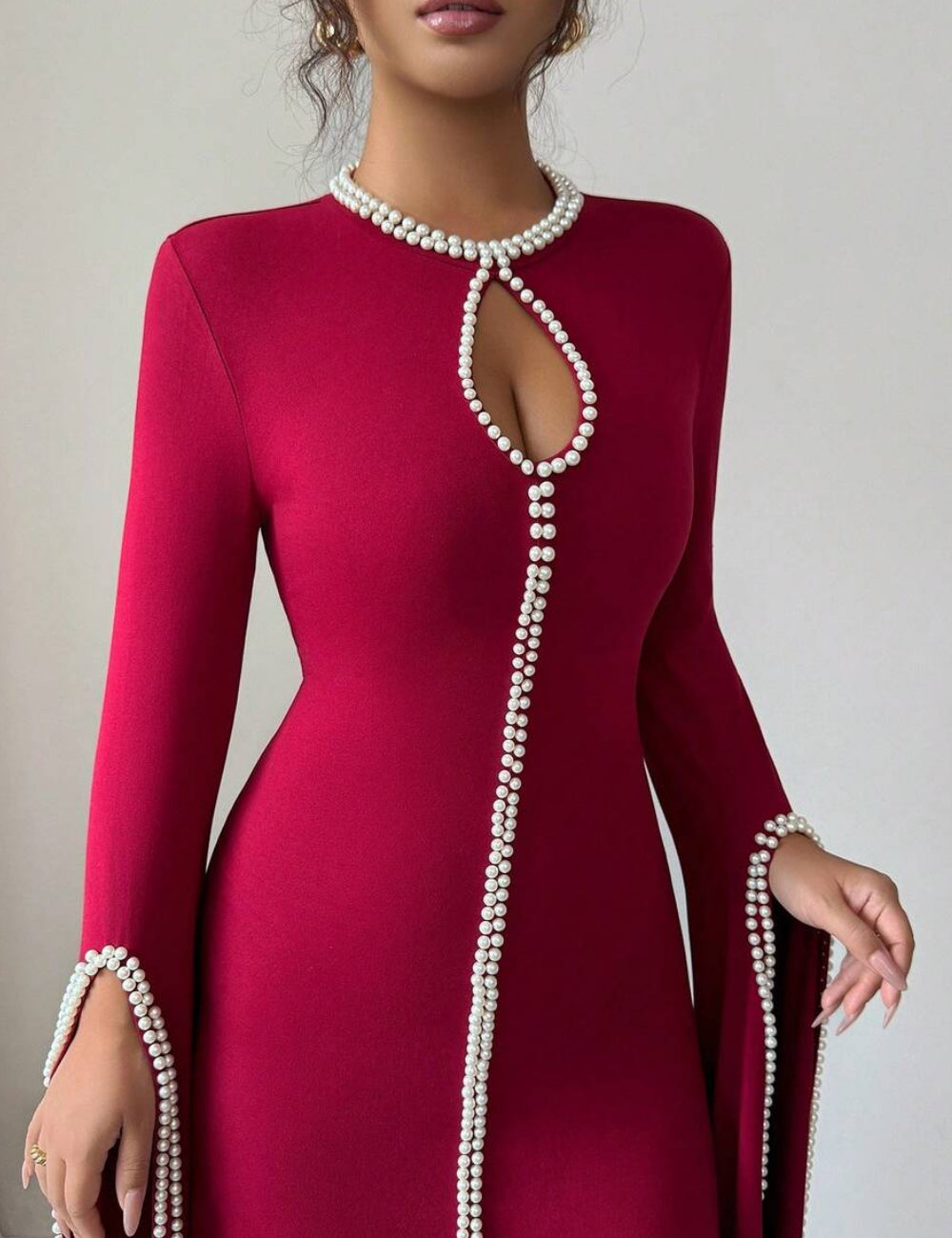 Rochie maxi Shein, vișiniu