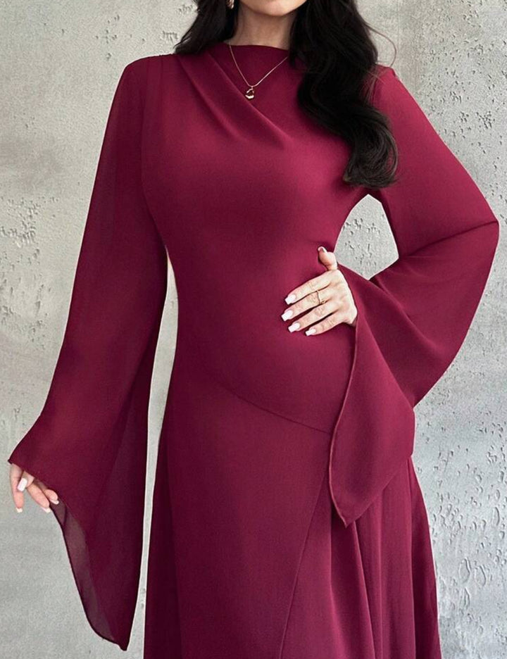 Rochie maxi Shein, vișiniu