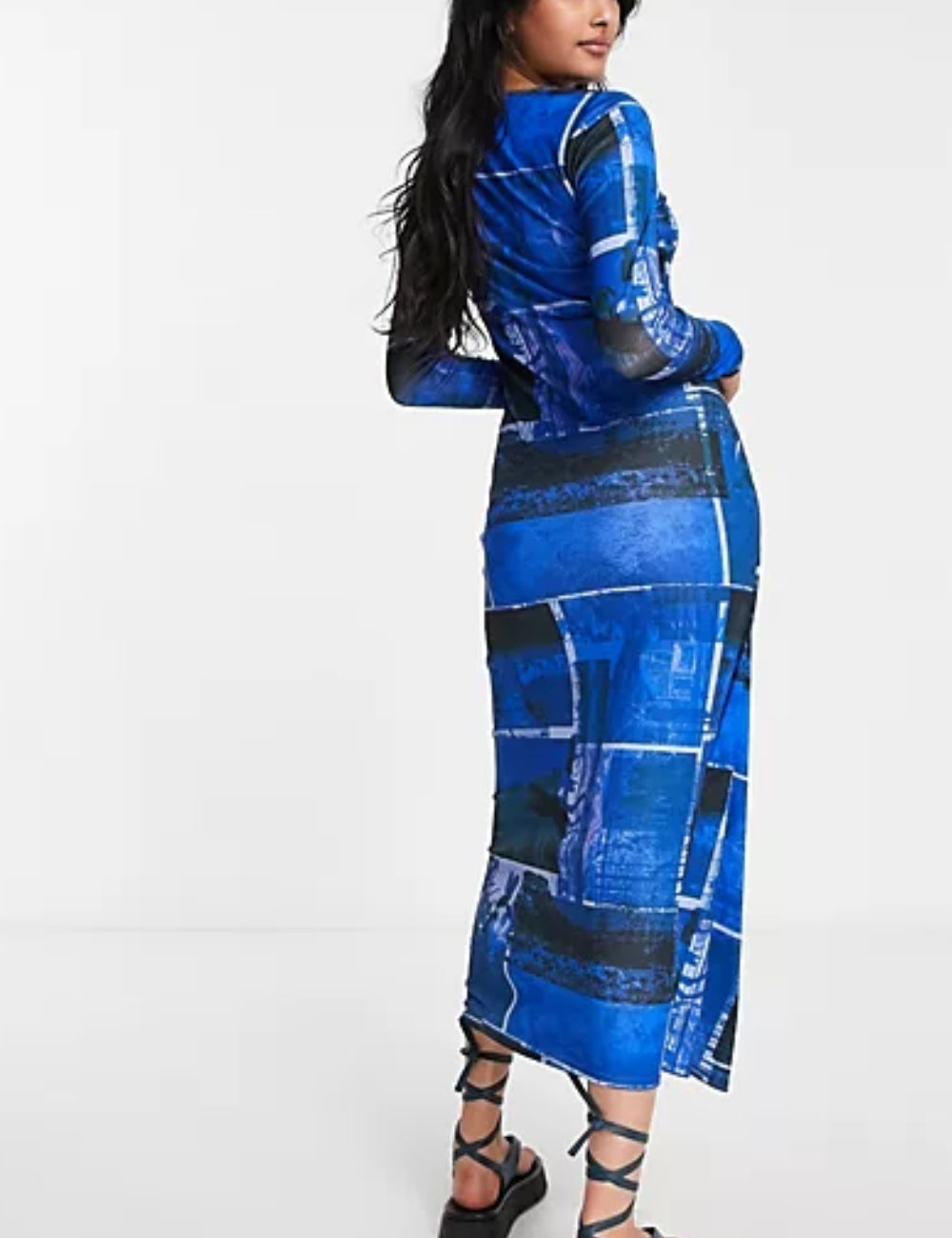 Topshop maxi ruha, kék