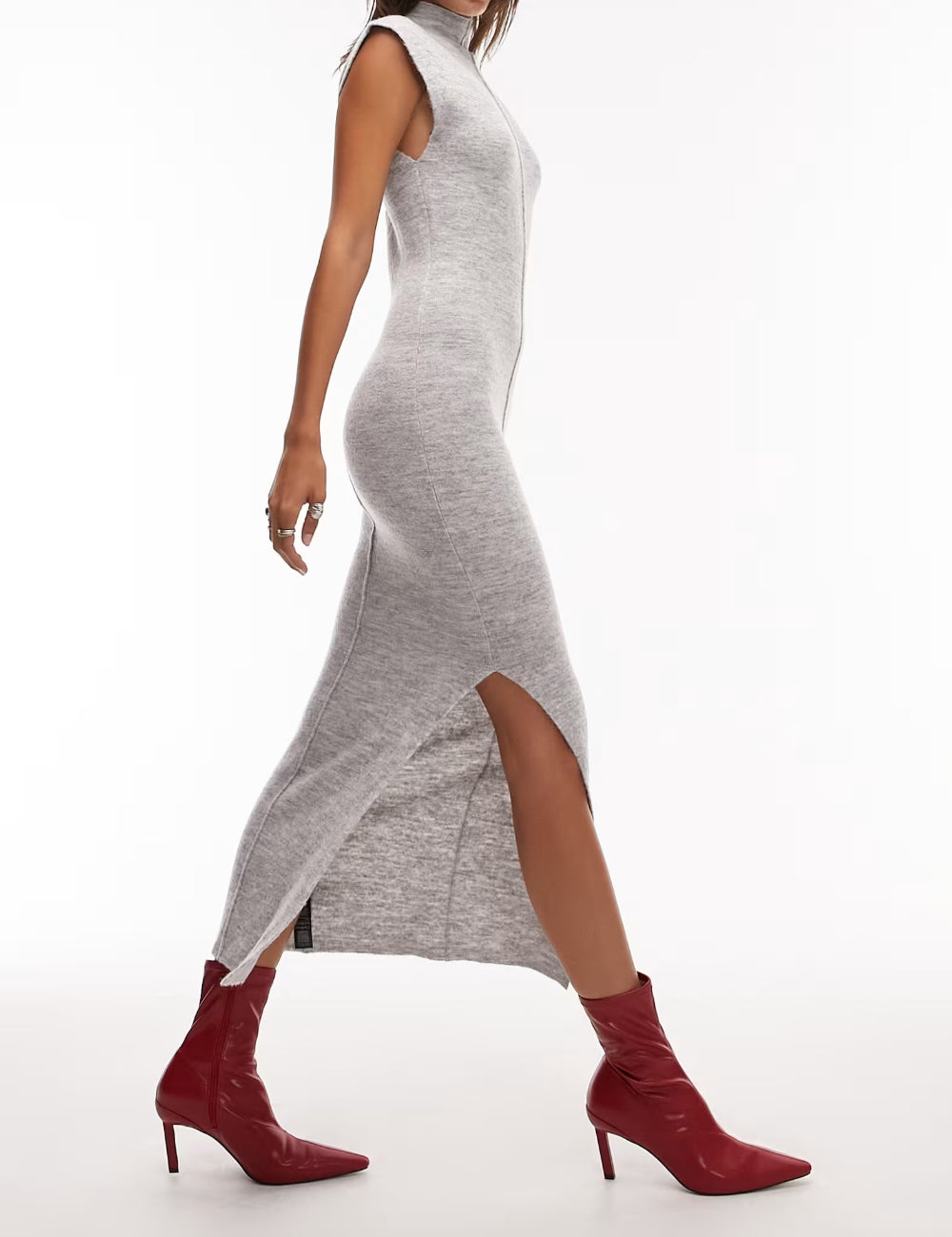 Topshop maxi ruha, szürke