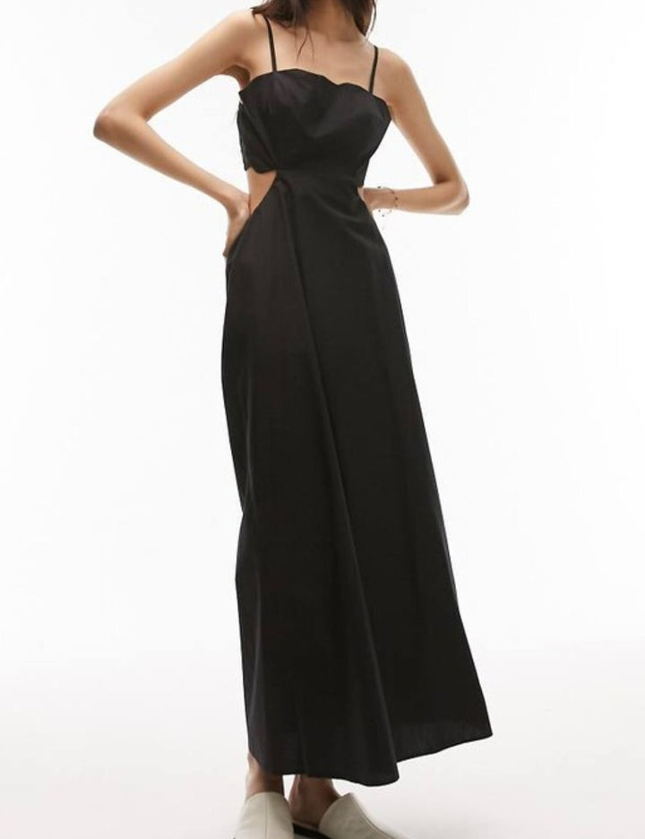 Topshop maxi ruha, fekete