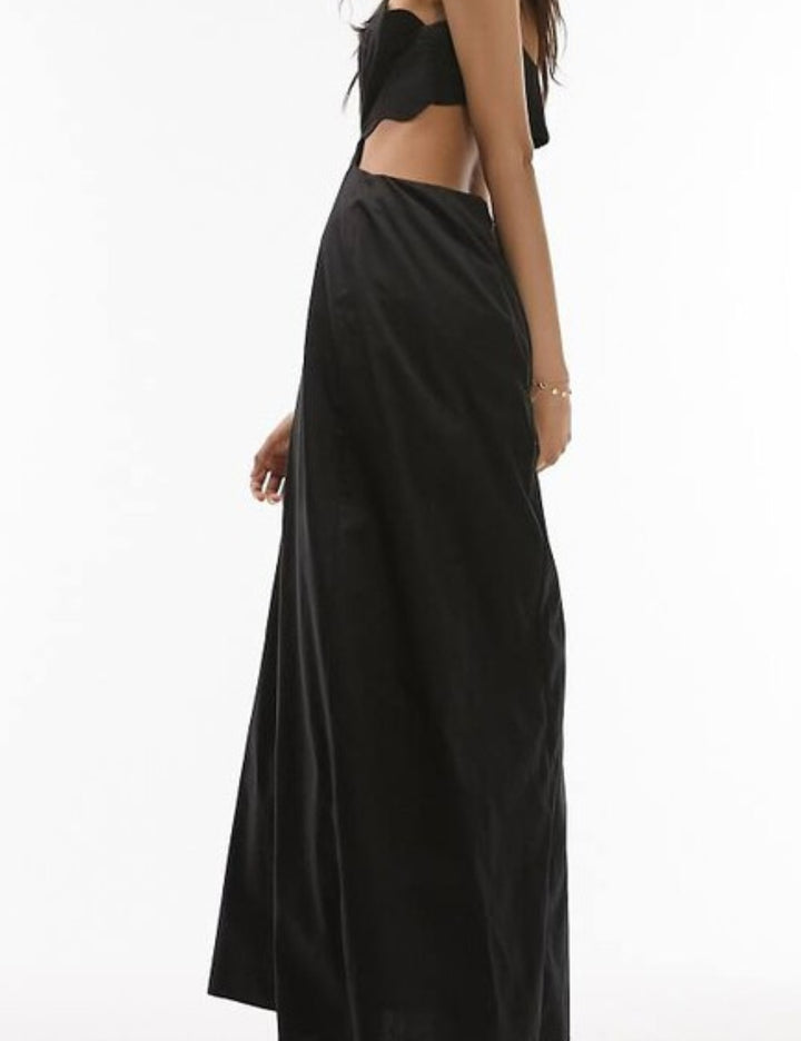 Topshop maxi ruha, fekete