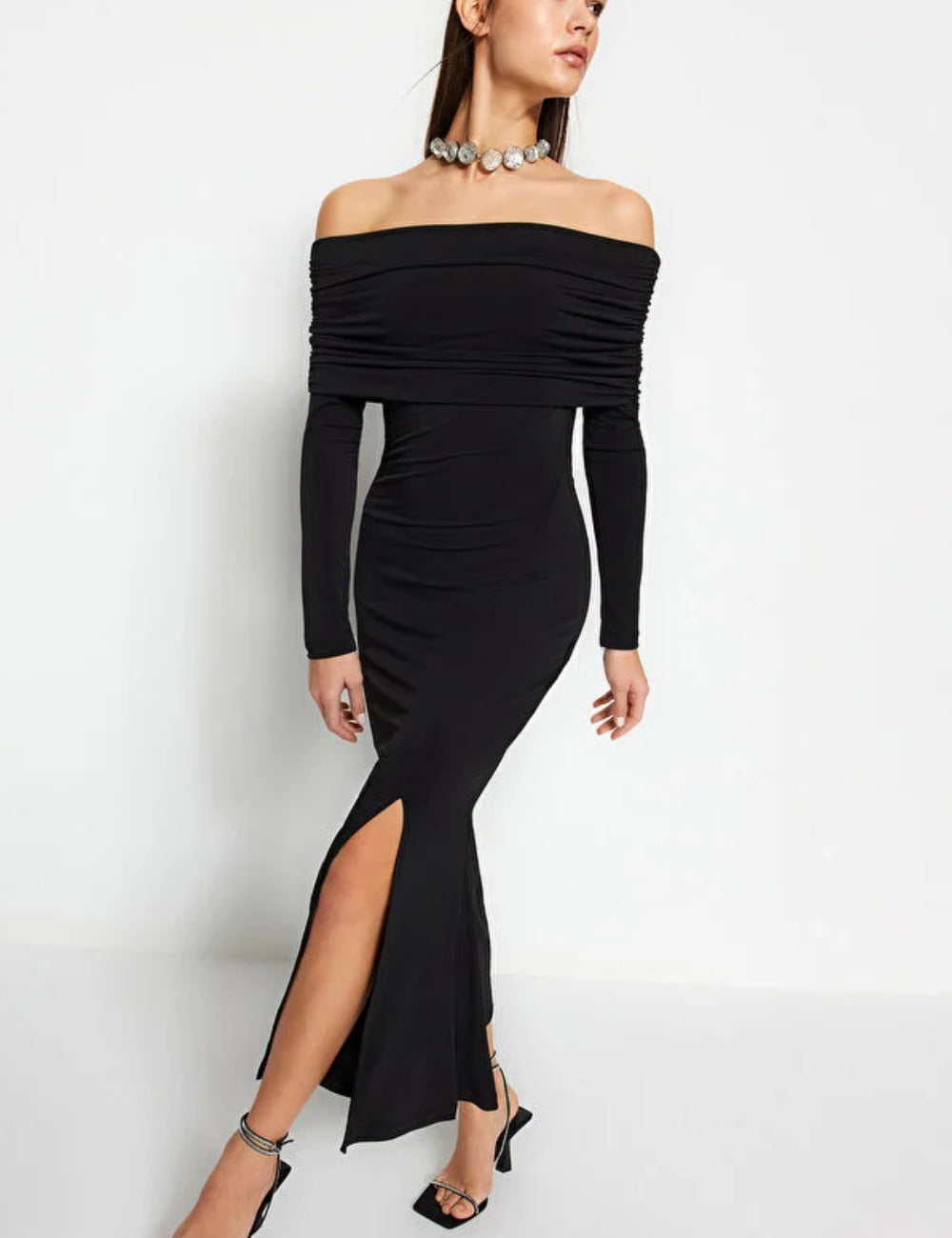 TRENDYOL maxi ruha, fekete