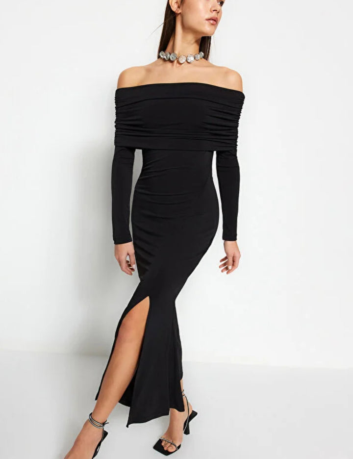 TRENDYOL maxi ruha, fekete