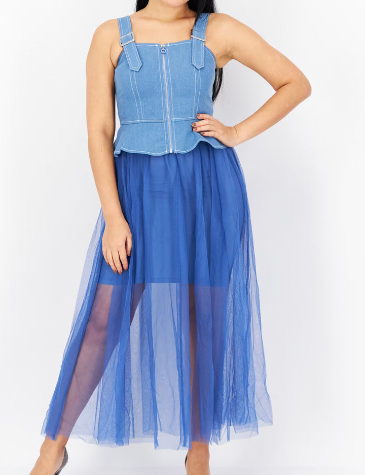 Vero Moda maxiruha, kék