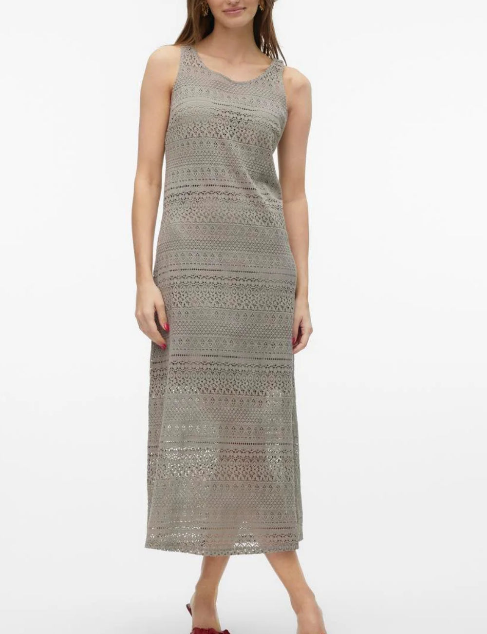 Vero Moda maxi ruha, bézs