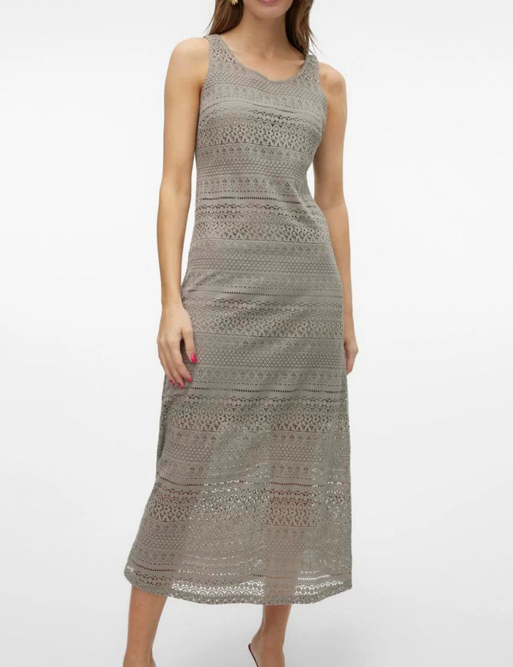 Vero Moda maxi ruha, bézs