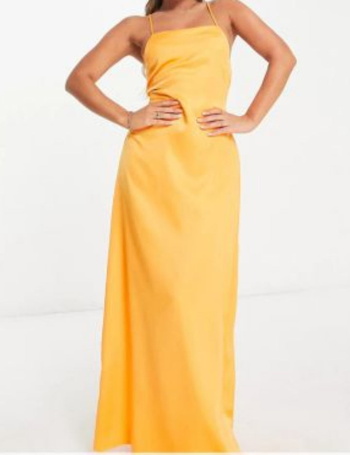 Vero Moda narancssárga maxi ruha