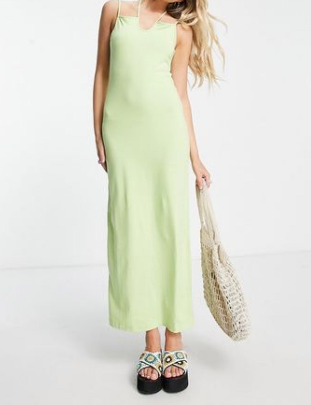 WEEKDAY maxi ruha, zöld