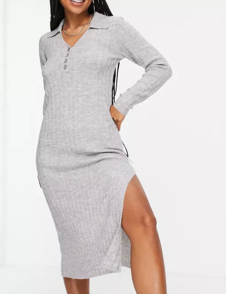 ASOS szürke midiruha