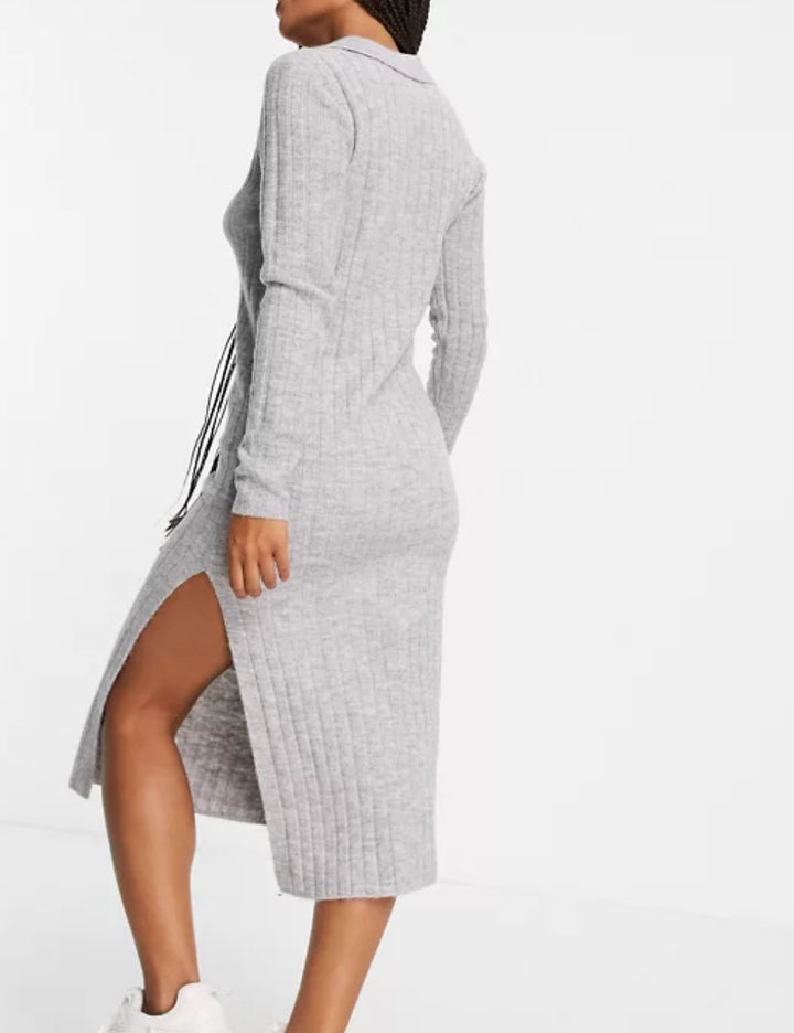 ASOS szürke midiruha