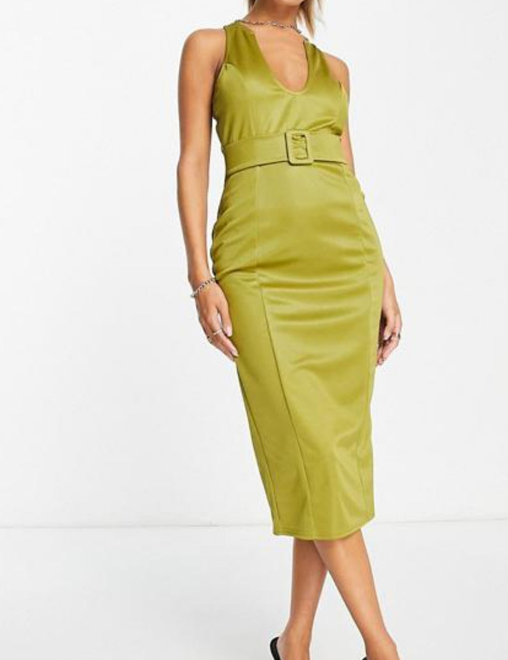 ASOS midiruha, khaki