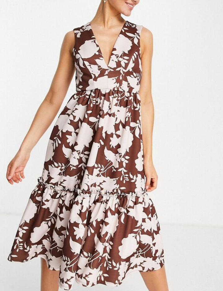 ASOS midi ruha, vegyes színek