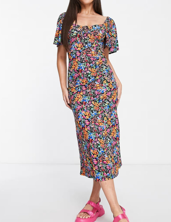 ASOS midi ruha, vegyes színek