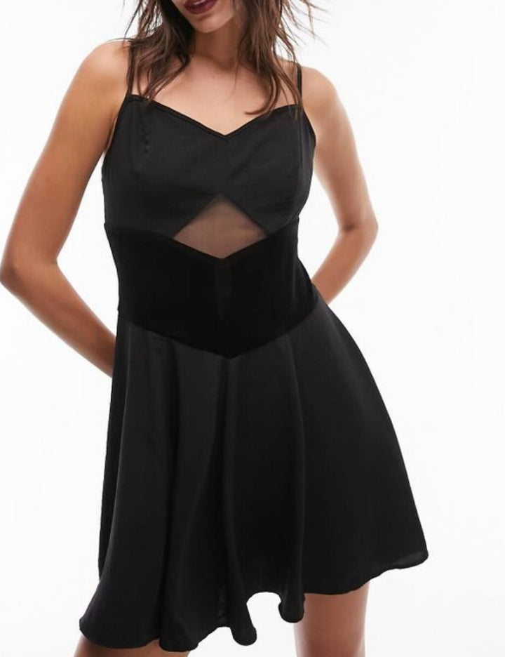 ASOS fekete midi ruha