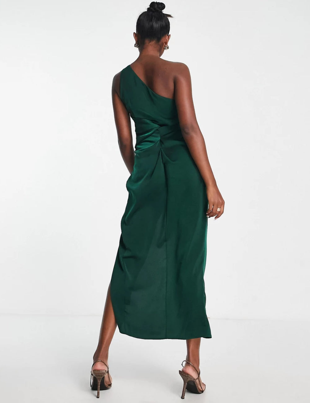 ASOS midi ruha, zöld