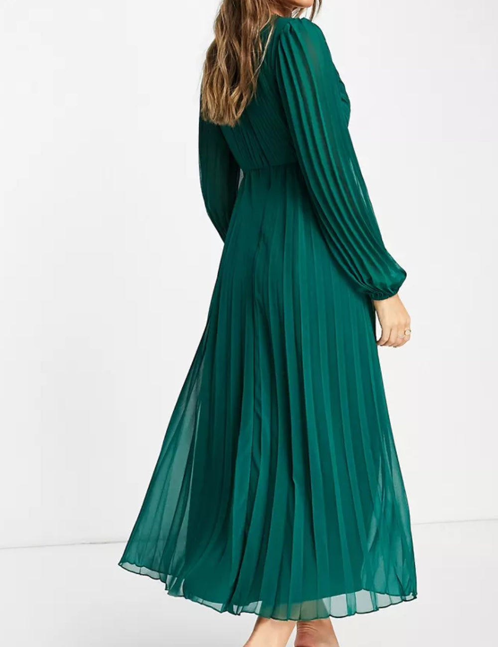 ASOS midi ruha, zöld