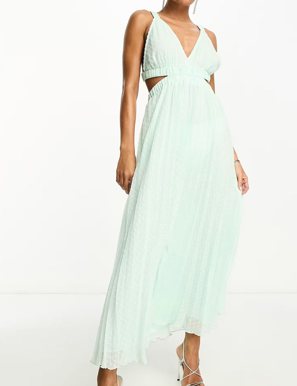 ASOS zöld midi ruha
